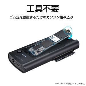 センチュリー 裸族の頭 NVMe/SATA 裸...の詳細画像4