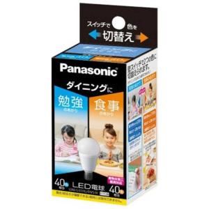 パナソニック　Panasonic　LED電球 ダイニング向け ホワイト [E17/昼光色/40W相当/一般電球形]　LDA6-G-E17/KU/DN/S/W｜y-kojima