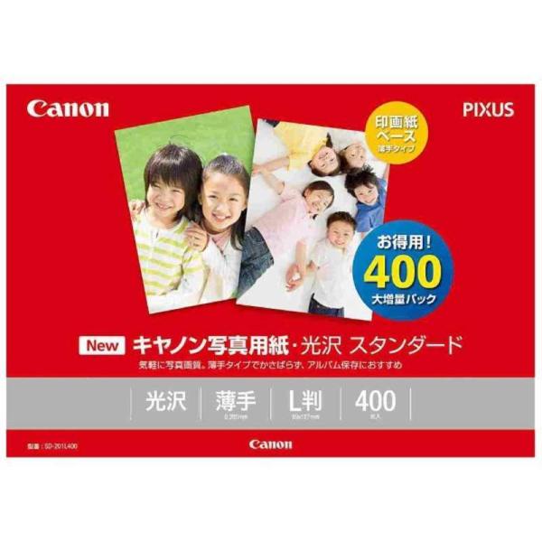 キヤノン　CANON　キヤノン写真用紙・光沢スタンダード「薄手」(L版・400枚)　SD‐201L4...