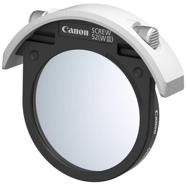 キヤノン　CANON　ドロップインスクリューフィルターホルダー５２（ＷＩＩＩ）５２ｍｍプロテクトフィ...