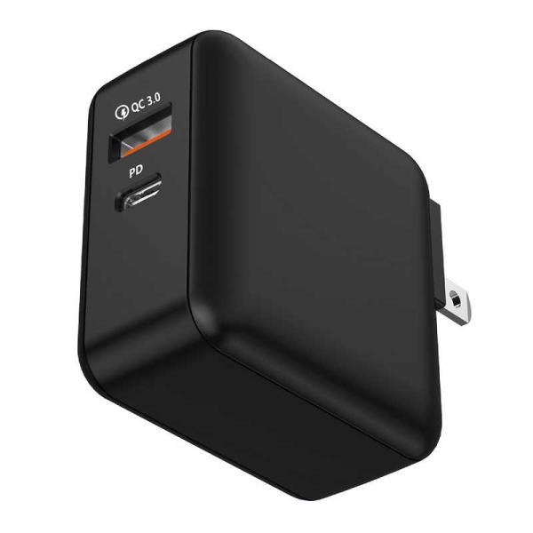 アユート　PD対応USB充電器 Black ［GaN(窒化ガリウム) 採用］　SHO-U65
