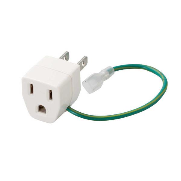 エレコム　ELECOM　日本用変換プラグ Aタイプ ホワイト　T-NHPAA3WH