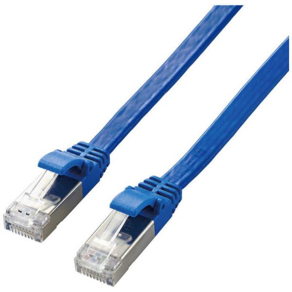 エレコム　ELECOM　LANケーブル ブルー [2m /カテゴリー7 /フラット]　LD-TWSF...