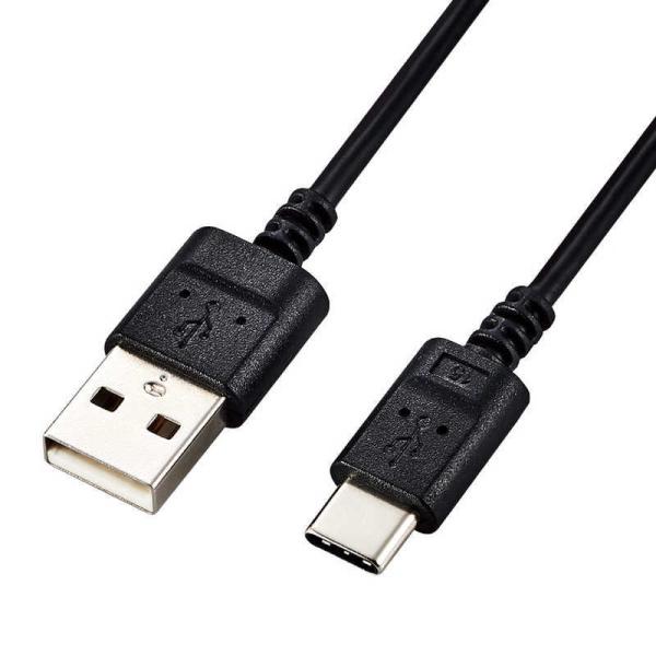 エレコム　ELECOM　USB Type-Cケーブル スマホ用 USB(A-C) 極細 2.0m　M...