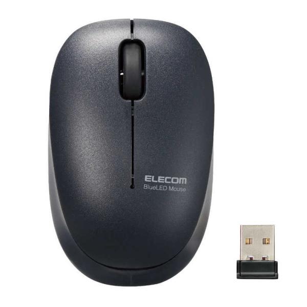 エレコム　ELECOM　マウス無線2.4GHzBlueLED3ボタンSサイズ抗菌静音子ども向け　M-...