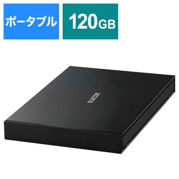 エレコム　ELECOM　外付けSSD USB-A接続 [120GB /ポータブル型]　ESD-EJ0...