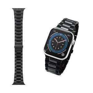 エレコム　ELECOM　コジマ｜Apple Watch バンド 41mm 40mm 38mm ブラック　AW-40BDCE3BK