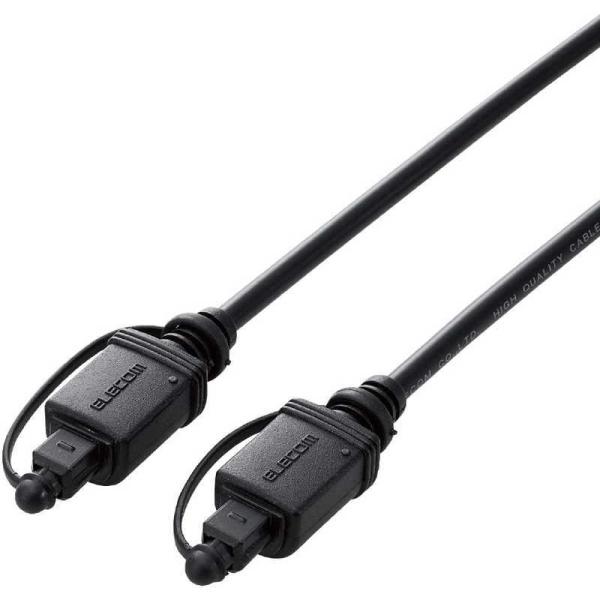 エレコム　ELECOM　光デジタルケーブル オーディオケーブル 角型ー角型 2m ブラック　DH-O...