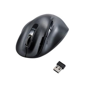 エレコム　ELECOM　マウス EX-G PRO Lサイズ 抗菌［BlueLED /無線(ワイヤレス) /8ボタン /Bluetooth・USB］ ブラック　M-XGL50MBSKBK｜y-kojima