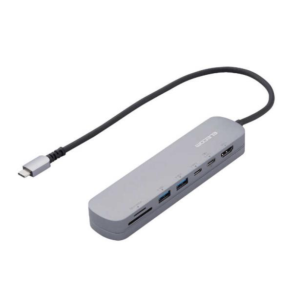 エレコム　ELECOM　USB Type C ドッキングステーション ハブ 7-in-1 PD 10...