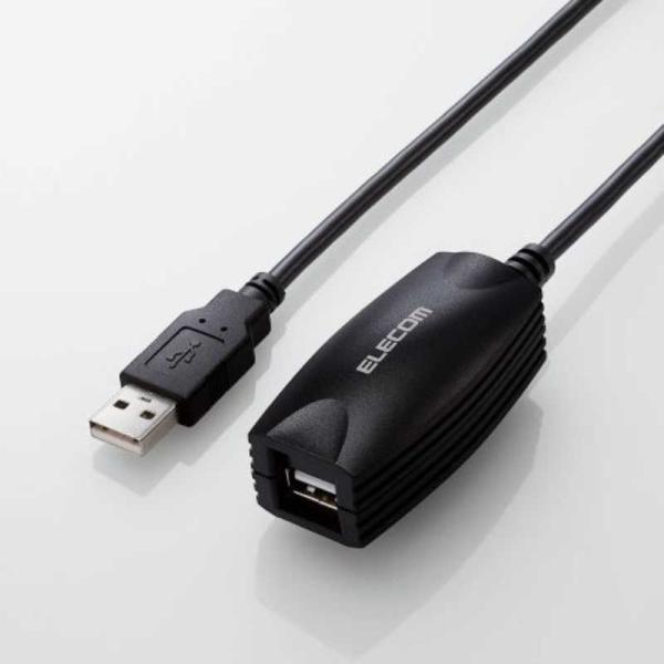 エレコム　ELECOM　USBケーブル 延長コード 5m USB 2.0 ( USB-A オス - ...