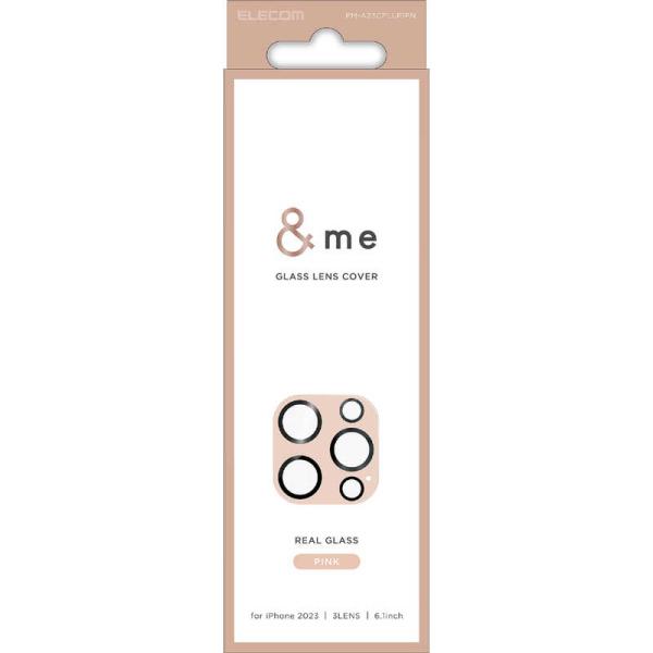 エレコム　ELECOM　iPhone 15 Pro(6.1インチ)用 レンズフィルム/ガラス/＆Me...