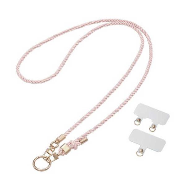 エレコム　ELECOM　スマホ ショルダー ストラップ 43〜76cm 長さ調整可 ストラップシート...