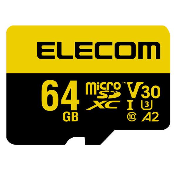エレコム　ELECOM　マイクロSDカード microSDXC 64GB Class10 UHS-I...