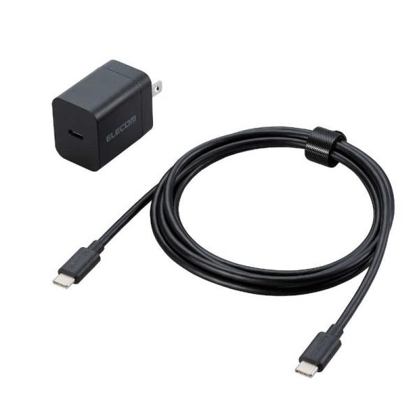 エレコム　ELECOM　USB Type-C 充電器 PD 20W 1ポート Type C ケーブル...