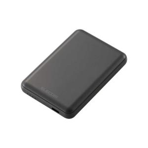 エレコム　ELECOM　モバイルバッテリー 5000mAh 軽量 小型 薄型 15W 入出力( USB Type-C ×1) PSE適合 ダークグレー　DE-C48-5000DGY｜y-kojima