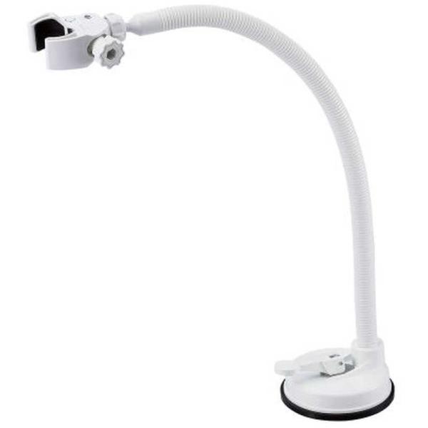 エレコム　ELECOM　ドライヤースタンド ハンズフリー レバー式吸着固定 360度回転 ドライヤー...