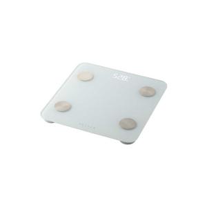 エレコム　ELECOM　体重計 体組成計 ヘルスメーター Bluetooth スマホ連動 筑波大学 産学連携 専用アプリECLEAR Plus エクリア ホワイト　HCS-BTFS01WH