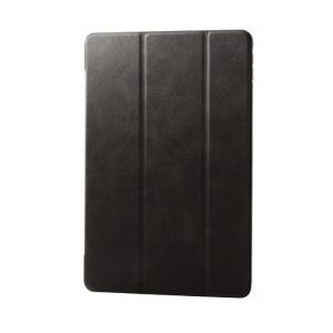 エレコム　ELECOM　iPad 10.2インチ 第9/8/7世代 (2021/2020/2019年) 用 ケース レザー カバー 手帳型 スタンド機能 ブラック　TB-A19RWVBKN