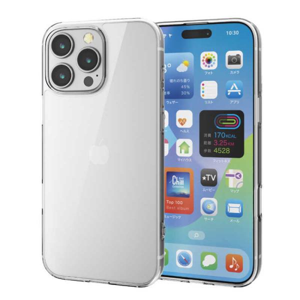 エレコム　ELECOM　iPhone 16 Pro Max(6.9インチ) ハイブリッドケース クリ...