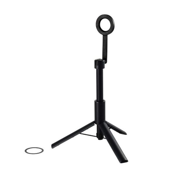 エレコム　ELECOM　着脱簡単な床用スマホ三脚スタンド ブラック　P-STMFBK
