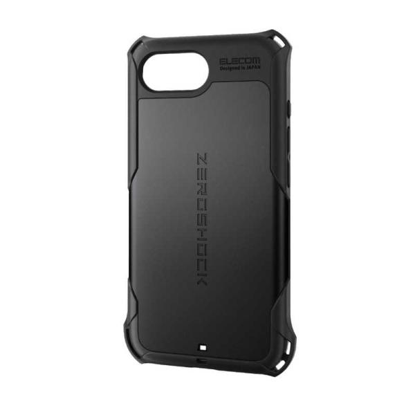 エレコム　ELECOM　iPhone 16e ZEROSHOCK ブラック　PMA25SZEROBK