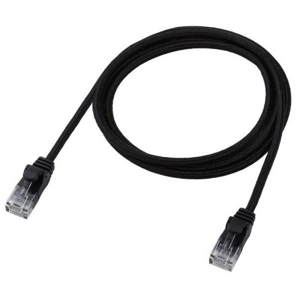 エレコム　ELECOM　LANケーブル CAT6A 1m 爪折れ防止 高耐久 メッシュ ( モデム ...
