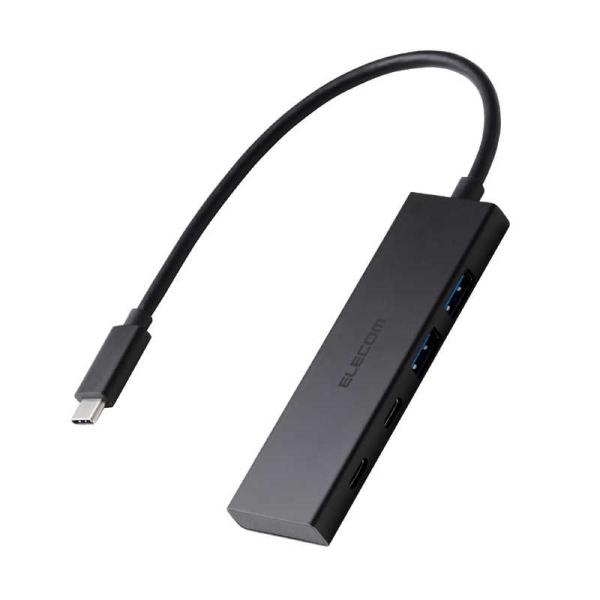 エレコム　ELECOM　USB Type-C ハブ 4ポート 5Gbps 高速 PD 100W ( ...