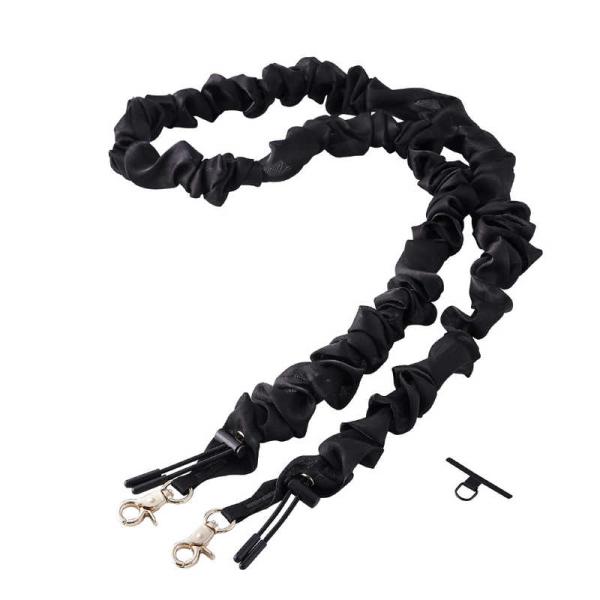 　スマホストラップ シュシュ風デザイン 軽量 ショルダー 首掛け 長さ調整可 ストラップホルダーシー...