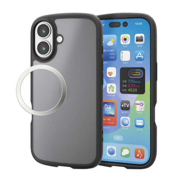 エレコム　ELECOM　iPhone 17ケース TOUGH SLIM LITE フレームカラー マ...