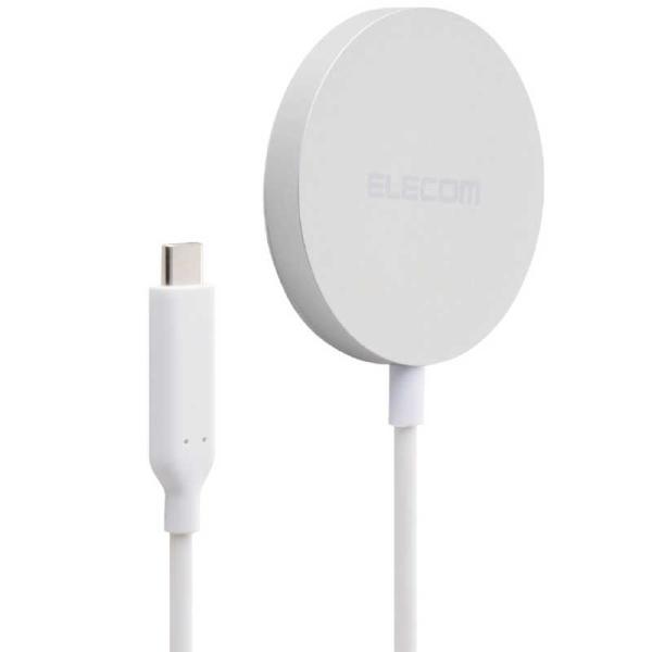 エレコム　ELECOM　ワイヤレス充電器 Qi2 25W 卓上パッド マグネット式 高速充電 Qi2...