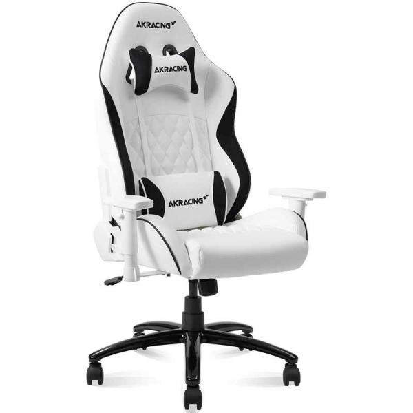 AKRACING　AKRacing ゲーミングチェア 小型モデル ホワイト PUレザー　AKR-PI...