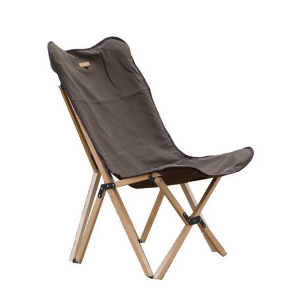 SMORE　Woodi Pack Chair ウッディ パック チェア(53×58×81cm/ブラウ...