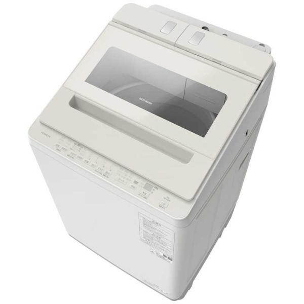 日立　HITACHI　全自動洗濯機 洗濯9.0kg ビートウォッシュ サテンベージュ　BW-X90M...