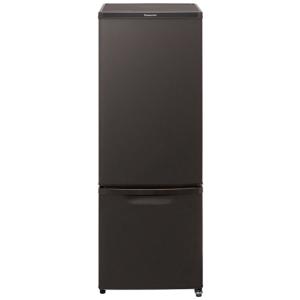 パナソニック　Panasonic　冷蔵庫 パーソナルタイプ ２ドア 右開き １６８Ｌ　NR-B17DW-T マットビターブラウン（標準設置無料）