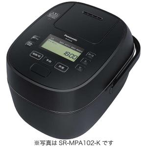 パナソニック　Panasonic　炊飯器 1升 おどり炊き ブラック 可変圧力IH　SR-MPA182-K
