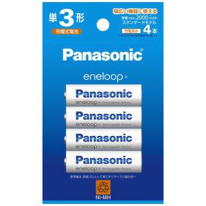 パナソニック　Panasonic　単3形ニッケル水素電池 / エネループ スタンダードモデル 4本パ...