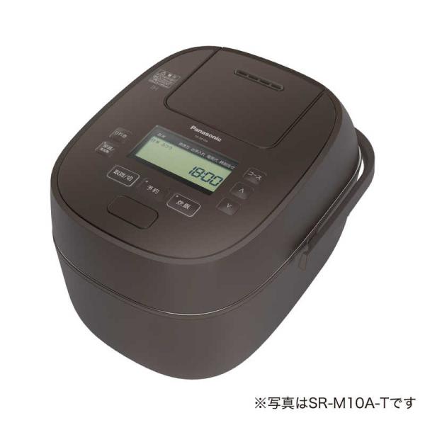 パナソニック　Panasonic　炊飯器 1升 (おどり炊き)可変圧力IH ブラウン　SR-M18A...