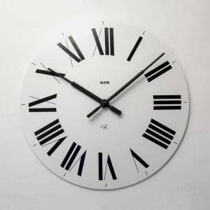 ALESSI　掛け時計 ウォールクロック FIRENZE ホワイト 直径 360mm　ALS0550000001WHTZZZ