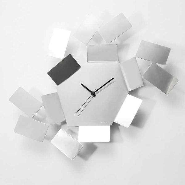 ALESSI　掛け時計 ウォールクロック LA STANZA DELLO SCIROCCO シルバー...