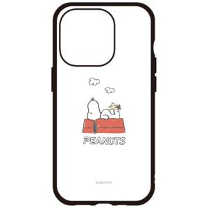 グルマンディーズ　iPhone 15 Pro(6.1インチ) IIII fit ケース ピーナッツ ドッグハウス　SNGG-04A