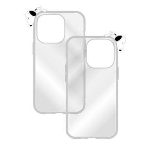 グルマンディーズ　iPhone 15 Pro(6.1インチ) IIII fit ケース ピーナッツ フレーム スヌーピー　SNGG-12A