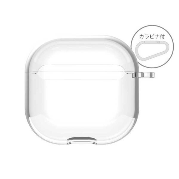 グルマンディーズ　AirPods 4 ソフトケース クリア　ARP-15CL