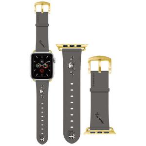 グルマンディーズ Apple Watch 41/40/38mm 対応 レザーバンド サンリオキャラクターズ クロミ  SANG230KU