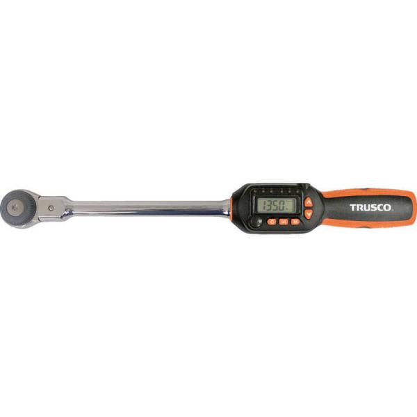 トラスコ中山　TRUSCOヘッド交換式ラチェットデジタルトルクレンチ差込角127mm27135Nm ...