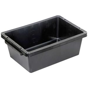 トラスコ中山　トラ舟40Lブラック(角型・再生原料使用)　PSB40BK