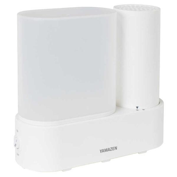 ヤマゼン　加湿器 スチーム式 木造2畳 鉄筋3畳 ホワイト　KS1-J15