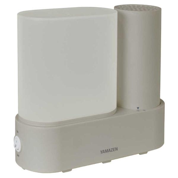 ヤマゼン　加湿器 スチーム式 木造2畳 鉄筋3畳 グレージュ　KS1-J15