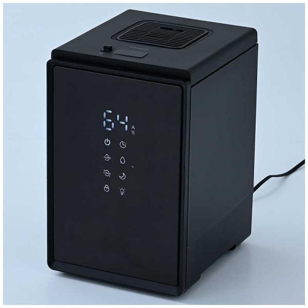 ヤマゼン　加湿器 スチーム式 木造9畳 鉄筋15畳 ブラック　KSF-S34-B