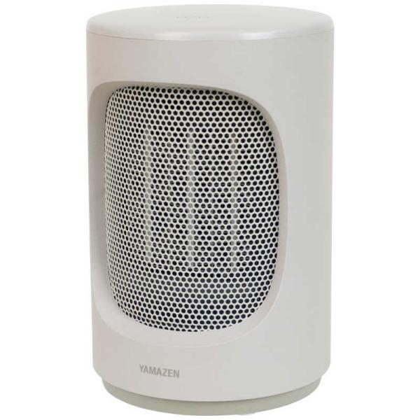 ヤマゼン　ミニセラミックヒーター 600W 2時間オートオフ機能 ベージュ　EDMF-T06